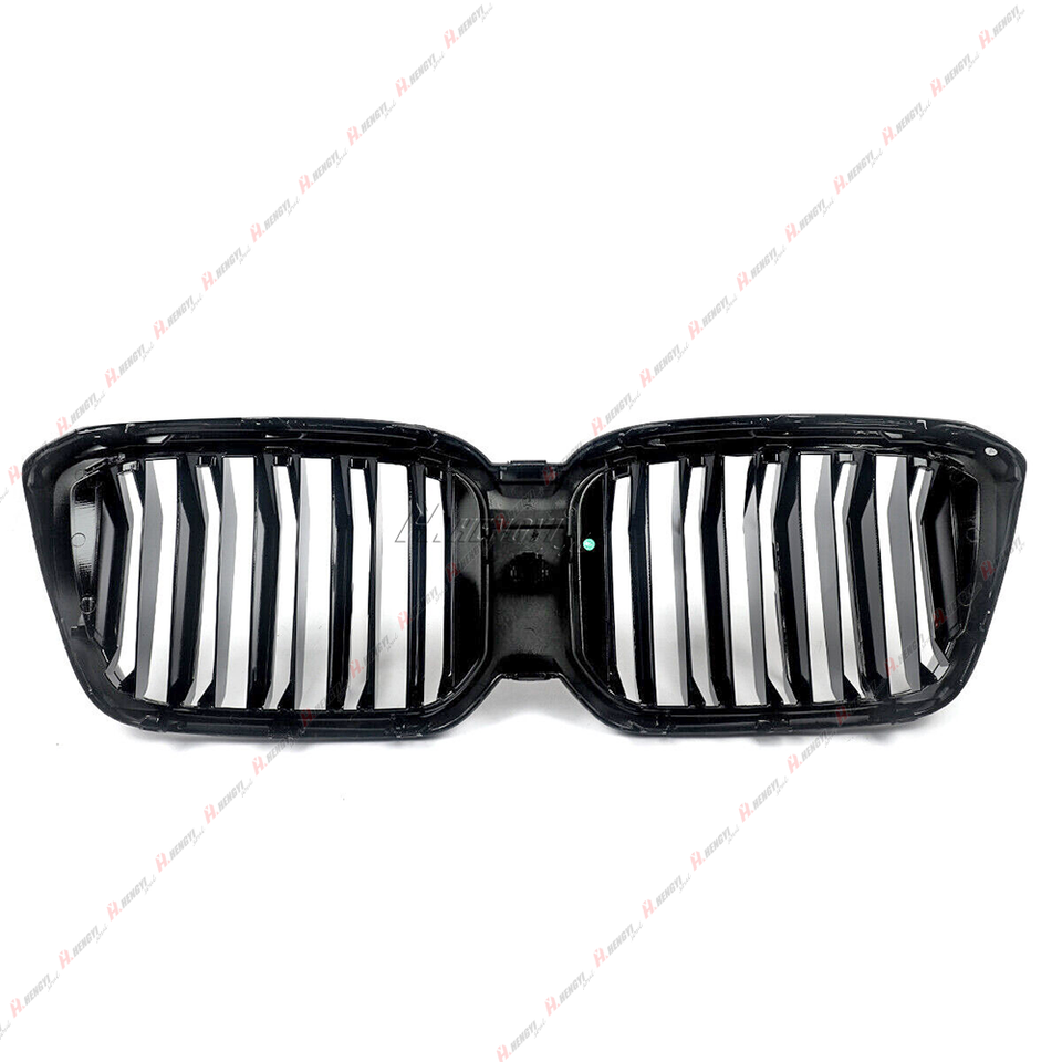 BMW X3 X4 G01 G02 2022 2023 Gloss Black Front Kidney Grill Grille