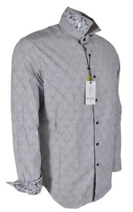 Robert Graham Kinderhook Skull Head Sport Shirt Purple $268