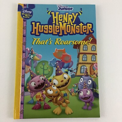 Disney Junior Henry Huggle Monster That's Roarsome Hardcover Reading Book New