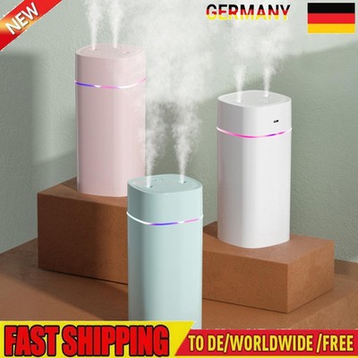 600ml Humidifier Automatic Shutdown Night Light Mist Maker 2 Spray for Household