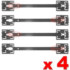 VAUXHALL CORSA D SIDE SKIRT SILL PANEL MOULDING CLIPS CLAMP STRIPS OPEL x 4