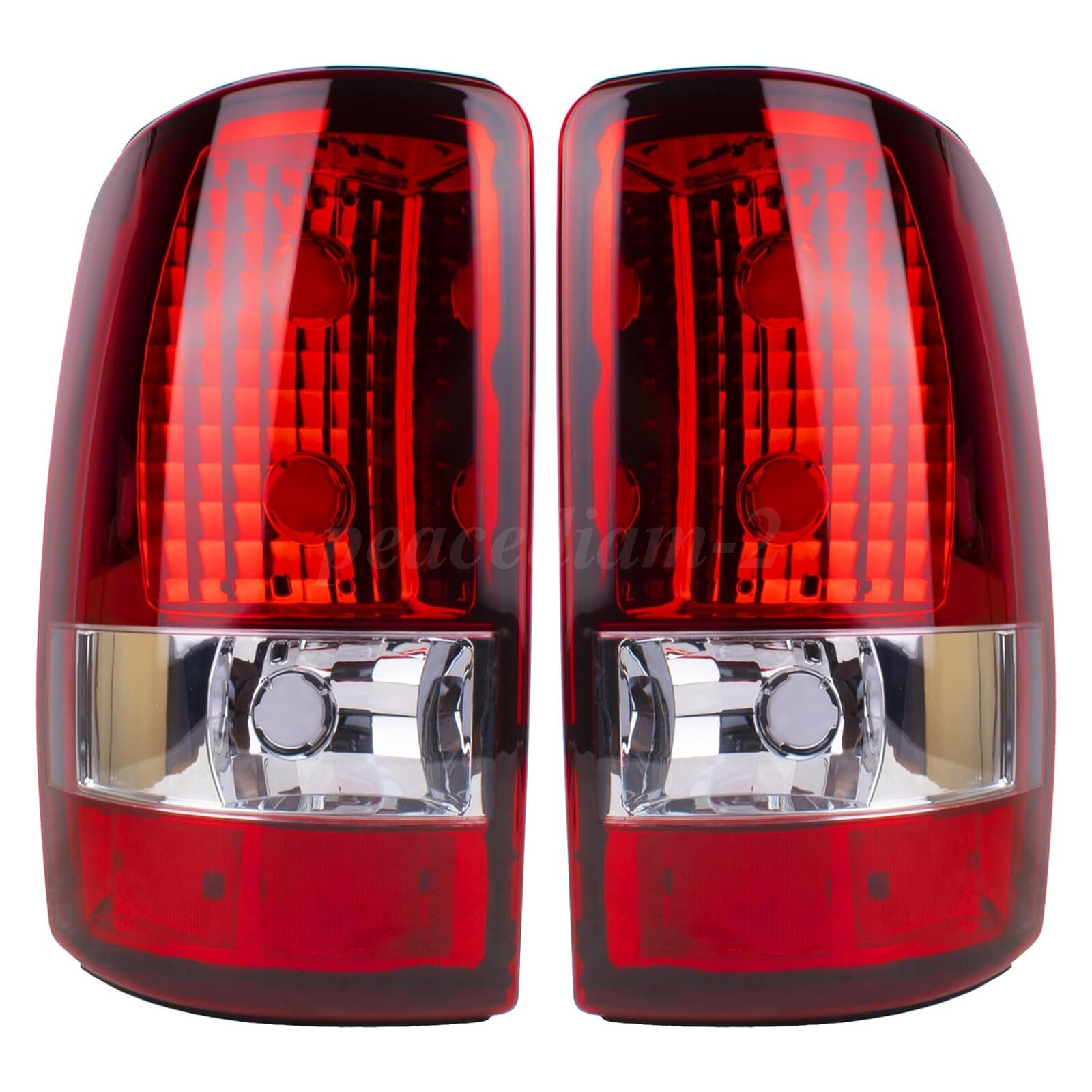 For 2000-2006  Chevy Tahoe Suburban GMC Yukon Rear Brake Tail Light Lamps Red