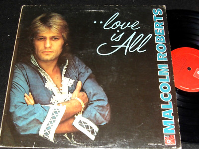 1974 MALCOLM ROBERTS LP Lov eIs All Funny 1970s Fashions BEEFCAKE Cover BASF