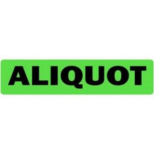Aliquot Medical Labels