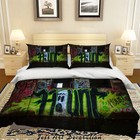 3D Ghost Graffiti Quilt Cover Set Bedding Sets Pillowcases Queen