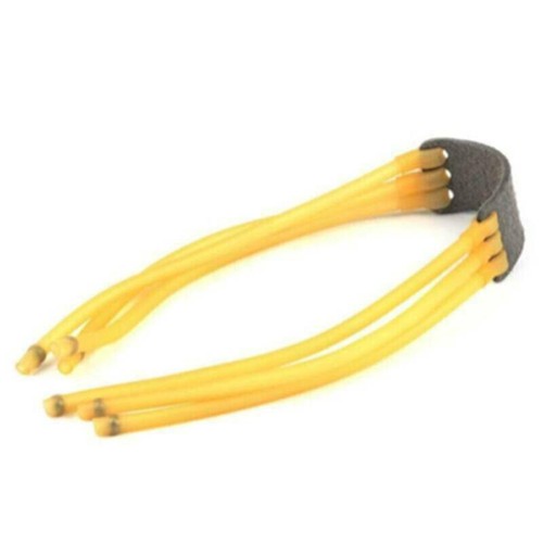 Six Strips Elastic Band Catapult Hunting Outdoor Slingshot Rubber Shooting Tool - Picture 2 of 7