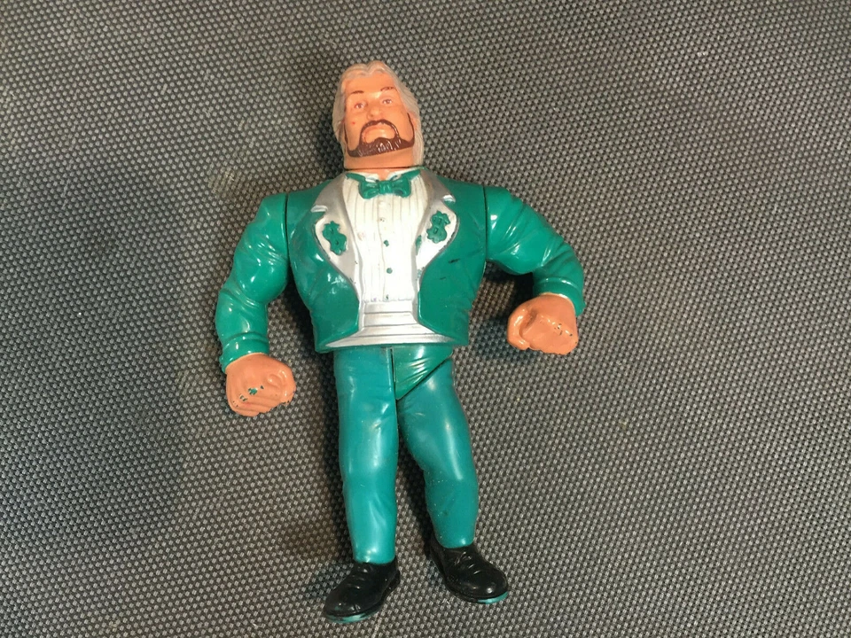 Lot 3 anciennes figurines catcheur Titan Sport Hasbro vintage Big Boss Man - Photo 4/4