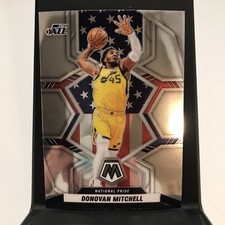 2021-22 Panini Mosaic Basketball National Pride Donovan Mitchell 253 Utah Jazz