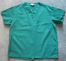 Life Nursing Green Scrub Top, Green, Small, S.