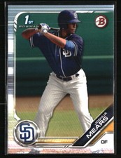 Joshua Mears 2019 Bowman Draft #BD-180  Baseball Card