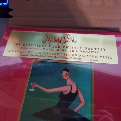 Kanye West My Beautiful Dark Twisted Fantasy Limited Triple