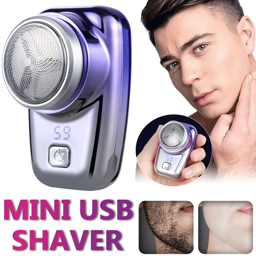 Mini Electric Shaver for Men Razor Beard Trimmer USB Rechargeable USA Seller BK0
