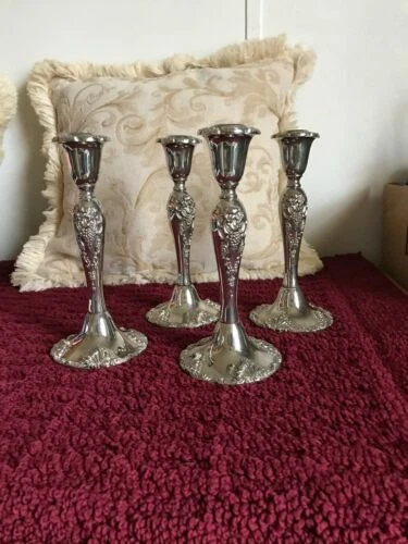 Godinger Silver Plated Candlesticks