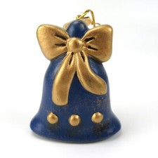 Thun Decorazione Albero di Natale in Ceramica CAMPANA Pottery Christmas Ornament Italy Bell