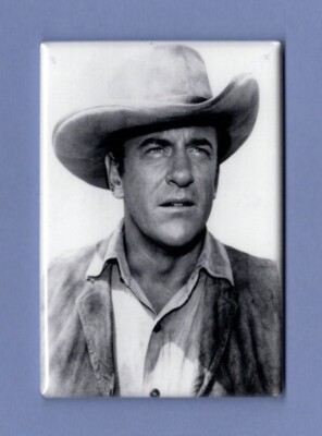 GUNSMOKE TV SHOW *2X3 FRIDGE MAGNET* WESTERN MARSHALL DILLON WILD DODGE CITY KS