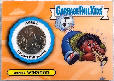 Mülleimer Kinder machen Urlaub, Louisiana State Quarter Reliktkarte #34/99