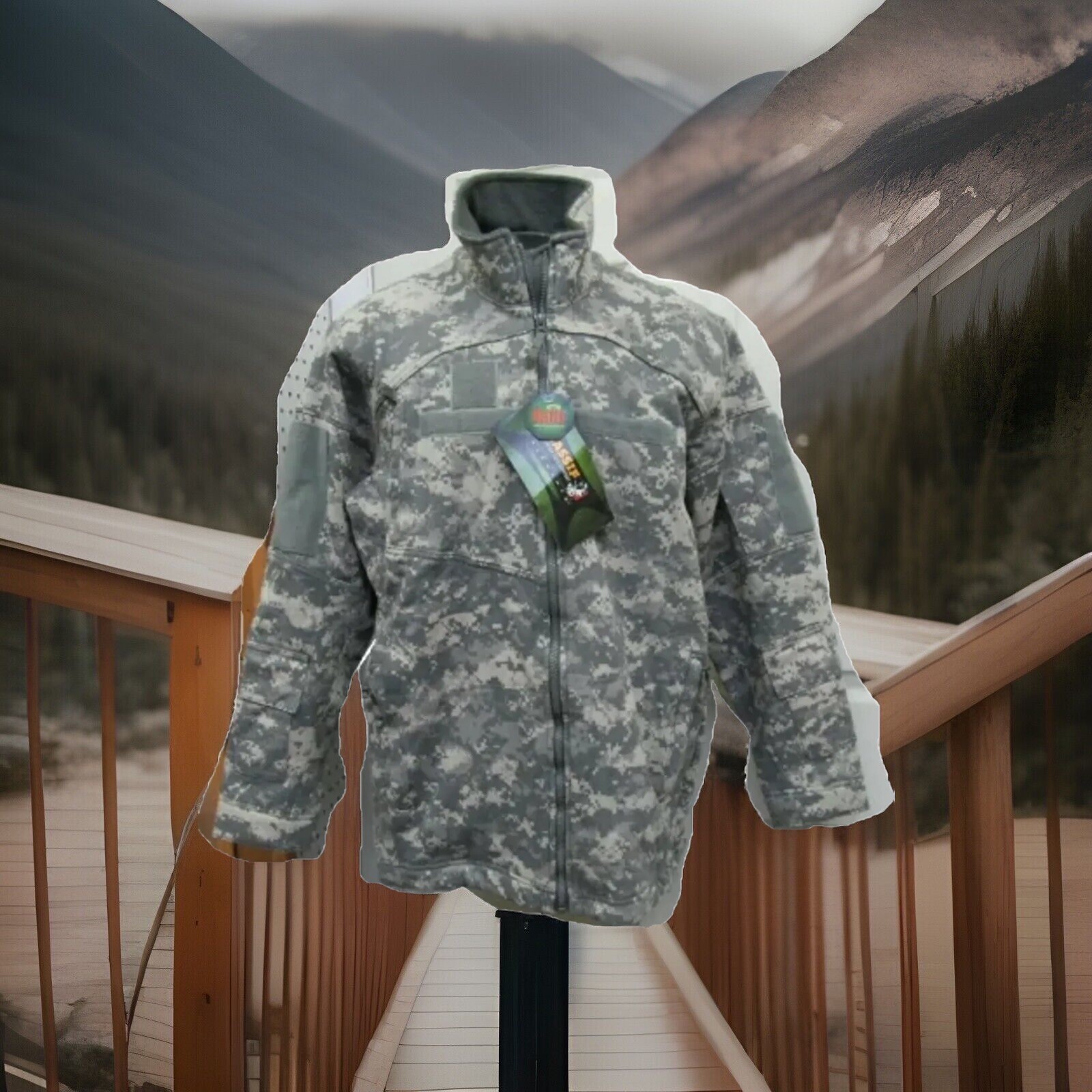 Chaqueta MASSIV Elements libre IWOL ignífuga militar nueva con etiqueta XL