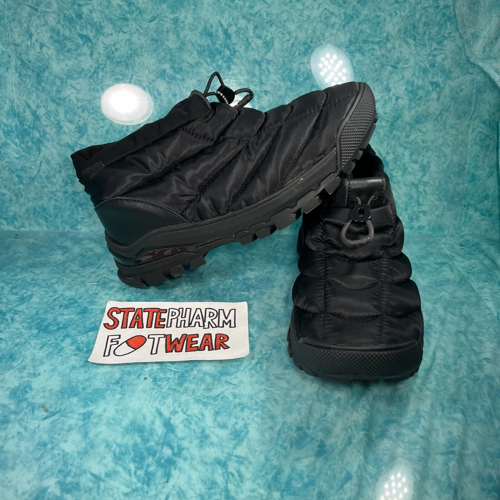 Scarpe da trekking Vans UA Slip Hiker uomo nere alte puffer sneakers
