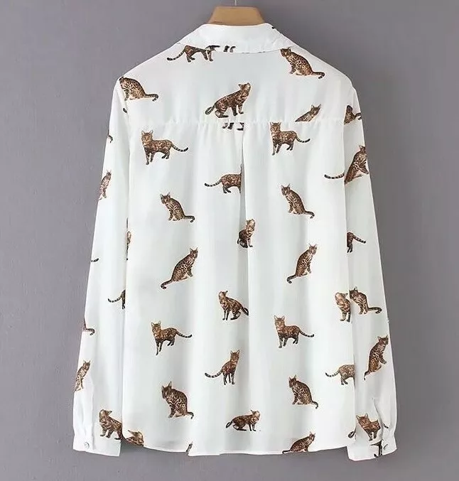 Cat blouse on sale