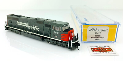 ATHEARN N 17412 - LOCOMOTORA DIESEL SD70M SOUTHERN PACIFIC Nº 9801 - NUEVA!