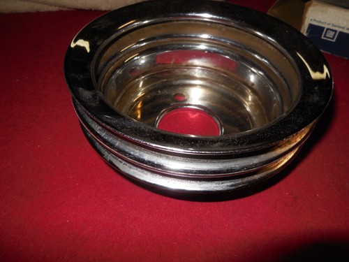 1969 -  70 Camaro Chevelle Nova deep groove 396 427 454 crank pulley 3955291 GM - Picture 4 of 10