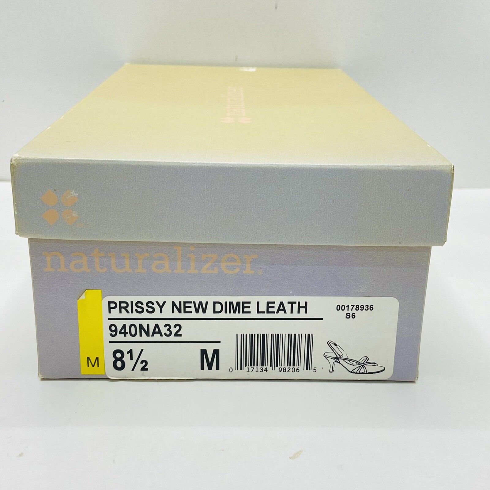 NATURALIZER Prissy Silver Leather N5 Comfort Heel… - image 10