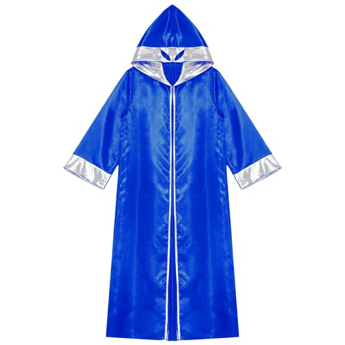 Kids Costume Unisex Halloween Christmas Cape Renaissance Hooded Funny Dress Up - Picture 23 of 45