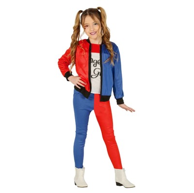 COSTUME CARNEVALE SUICIDE SQUAD VESTITO BIMBA DANGEROUS BAMBINA HARLEY QUINN  | eBay