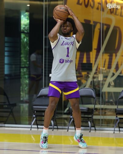 BRONNY JAMES Pre-Draft Issued Jersey Lakers NBA Authentic Trikot Nike LEBRON - Bild 6 von 9