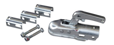 SPP Universal Zugkugelkupplung 1700 kg Ø 35-50mm Rundrohr Zugmaul PKW Anhänger