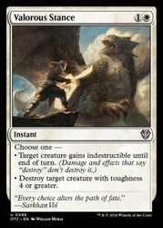 Valorous Stance 88/396 Commander: Outlaws of Thunder Junction Uncommon