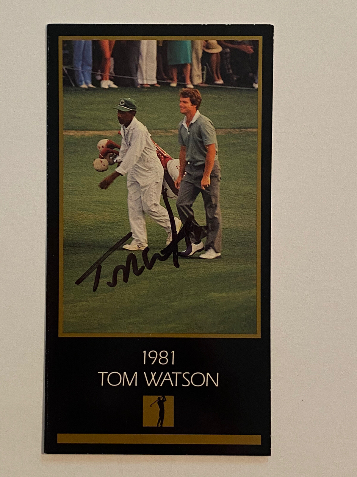 TOM WATSON SIGNED PSA Autographed Masters JSA/COA 1981 