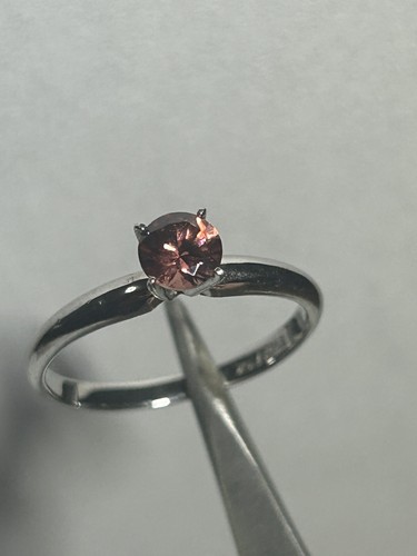 925 10KT Over Morganite Ring Size 7 - Picture 5 of 14