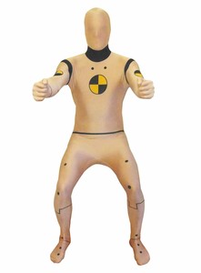 Morphsuit Crash Test Dummy Ganzkorperkostum Anzug Fur Karneval Fasching Ebay