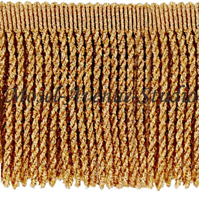 ab 1m Metallisierte Fransen 7cm breit 3xFarben Schnittf,-Tanz-,Stengelfransen DE