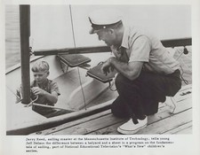 PBS 1960s Jerry Reed Jeff Nelson Sailing MIT Boston 10x8 Original Press Photo