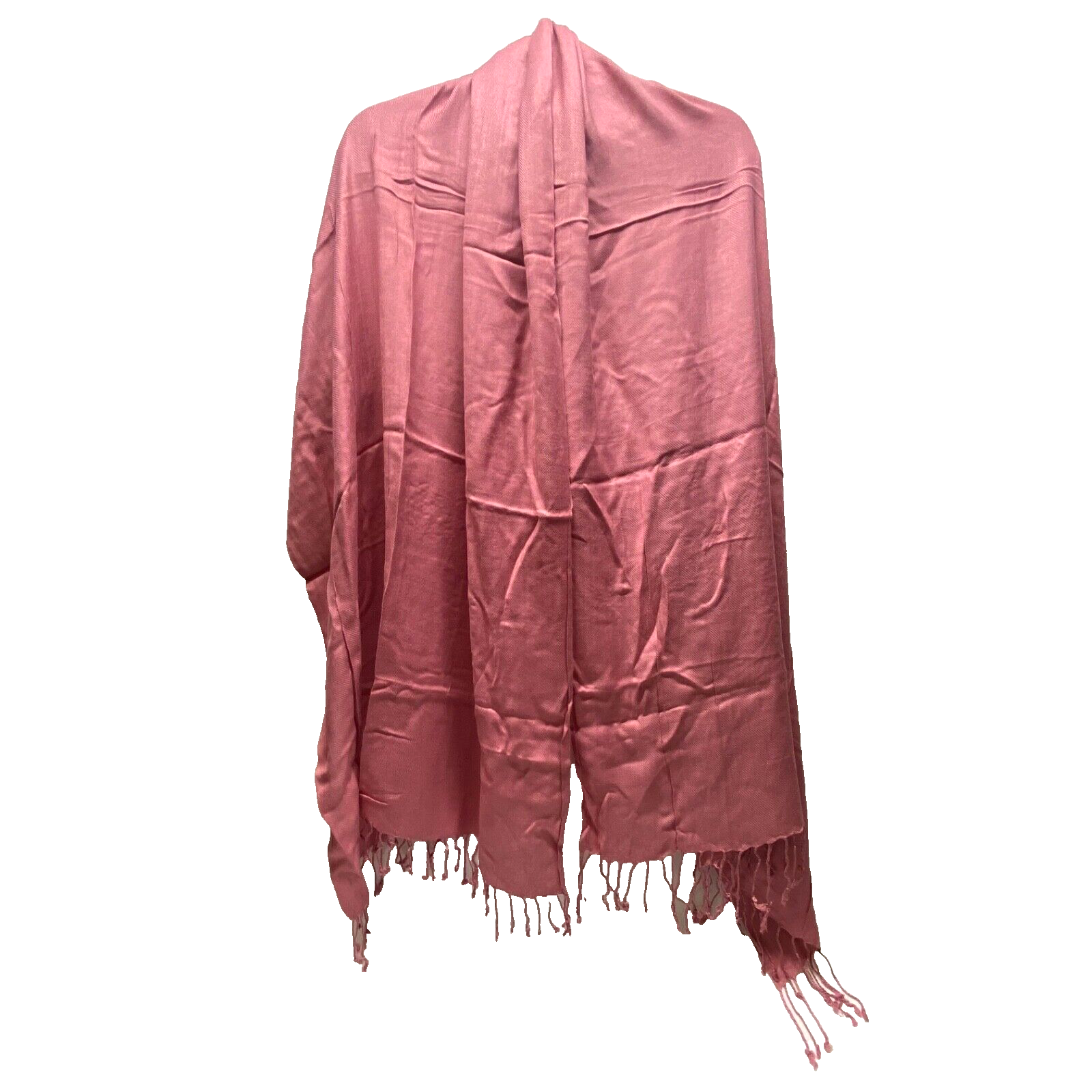 Pashmina Scarf Wrap Shawl One Size Light Pink Multi Style Fashion Wear NWOT