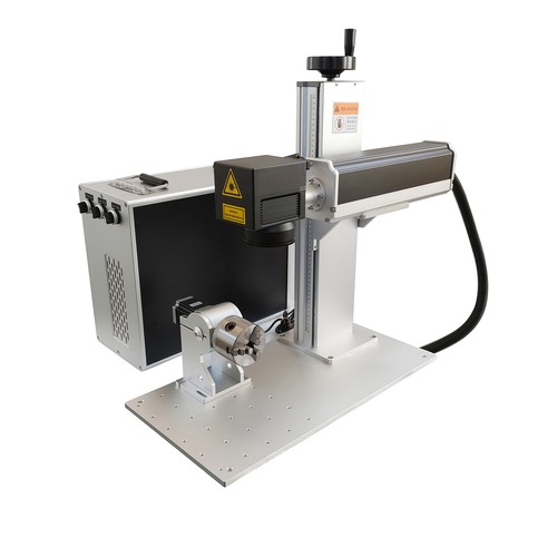 100W JPT Mopa M7 Fiber Laser Marking Cutting Machine Laser Engraver 300x300mm - Imagen 2 de 13