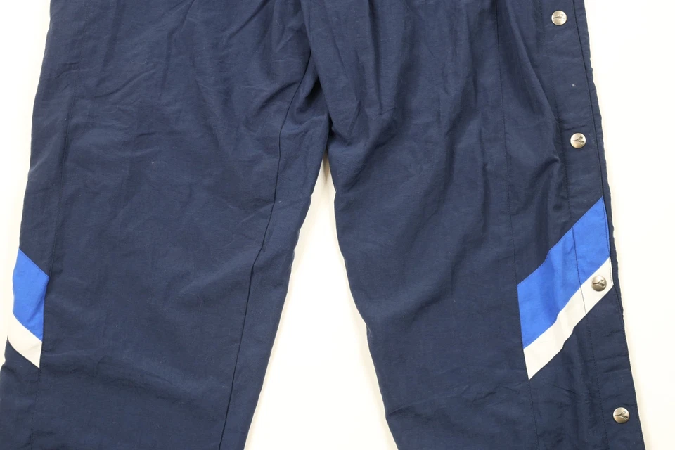 Pantalones De Colección Años 90 Diadora Fútbol Para Hombres Medianos Deletreados Bloque De Color Forrados Tearaway Foto 3 de 4