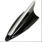 CAR DECORATION SHARK FIN ANTENNA BLACK SILVER