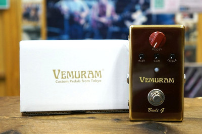 VEMURAM Budi-G Booster Gitarren-Effekt-Pedal Verstärkung Bass-Höhen neu aus J...