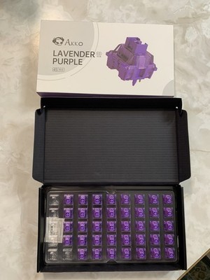 Akko Lavender Purple v3 Mechanical Switches 39 count AKKO Purple Color,read
