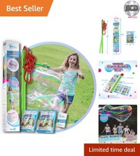 Wowmazing 4-Piece Giant Bubble Wands Set Eco-Friendly Bubble Fun for Kids
