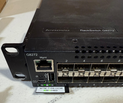 Lenovo Rack Switch G8272 Ethernet 54-Ports 7159-HCW - Picture 2 of 12
