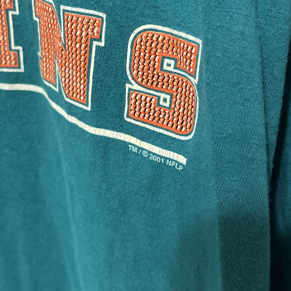Vintage Lee Sport Miami Dolphins T-shirt Teal Men