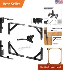 Complete Anti Sag Gate Hardware Kit for Wooden Gates - Includes Latch  Brackets