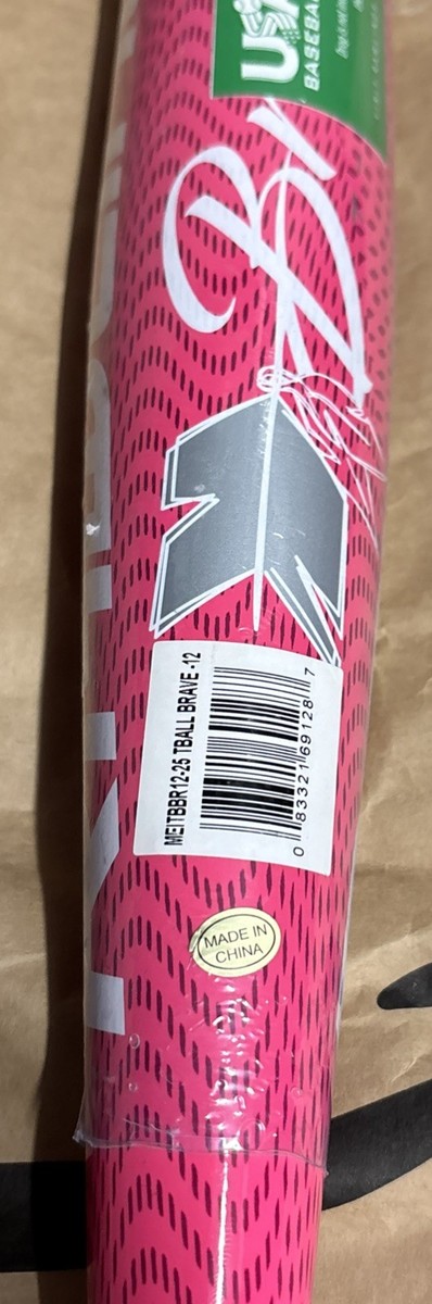 Batte T-ball Rawlings Barbie Rose – 25 Pouces, 15 Oz, état Nickel, Pour Enfant