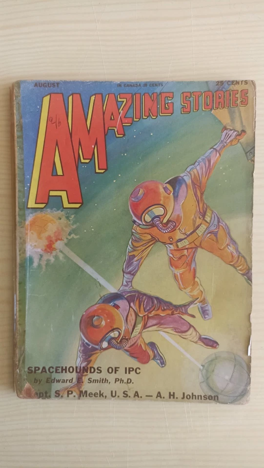 Amazing Stories vol 5 #8 1930 + vol6 #5 ,#6 1931. E.E. Smith. John W Cambell - Image 2 of 4