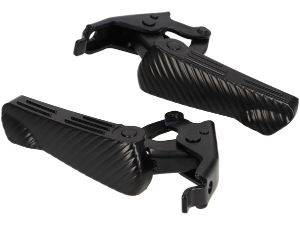 FußRasten-Set -MOTO Nostra, Cnc, Schwarz Matt- Vespa Gt, Gtl, GTS 125-310, GTV-image