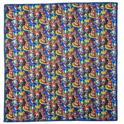 Killer Grusel Clown Bandana Stirnband Chemo Kopfbedeckung 100% Baumwolle Halloween IT